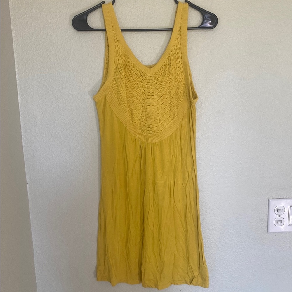 BCBGMaxAzria Yellow Mini Dress